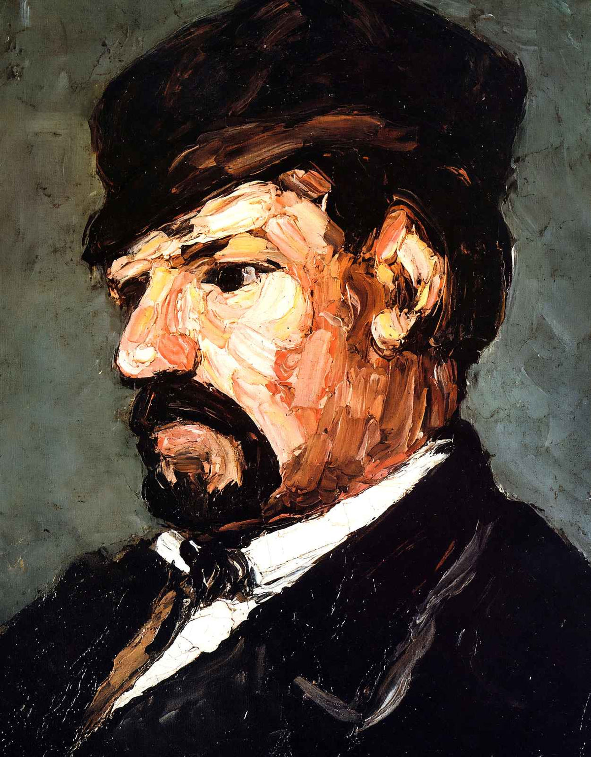 Portrait of Uncle Dominique Art Print 1866 Painting by Paul Cezanne (6 Sizes)