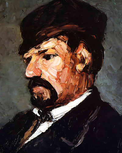 Portrait of Uncle Dominique Painting by Paul Cezanne 8x10" Art Print - Acid Free