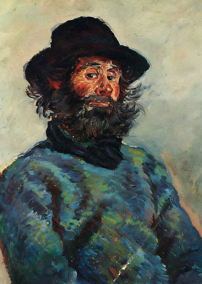 Portrait of Poly, fisherman at Kervillaouen 1886 by Monet Art Print (6 Sizes)