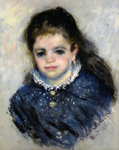 Portrait of Jeanne Serveau painting print by Claude Monet (1880)