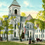 Post Office Canton Ohio in 1907 Vintage Print (7 Sizes) - Premium Print