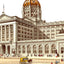 Post Office Chicago Vintage Print (7 Sizes) - High Quality