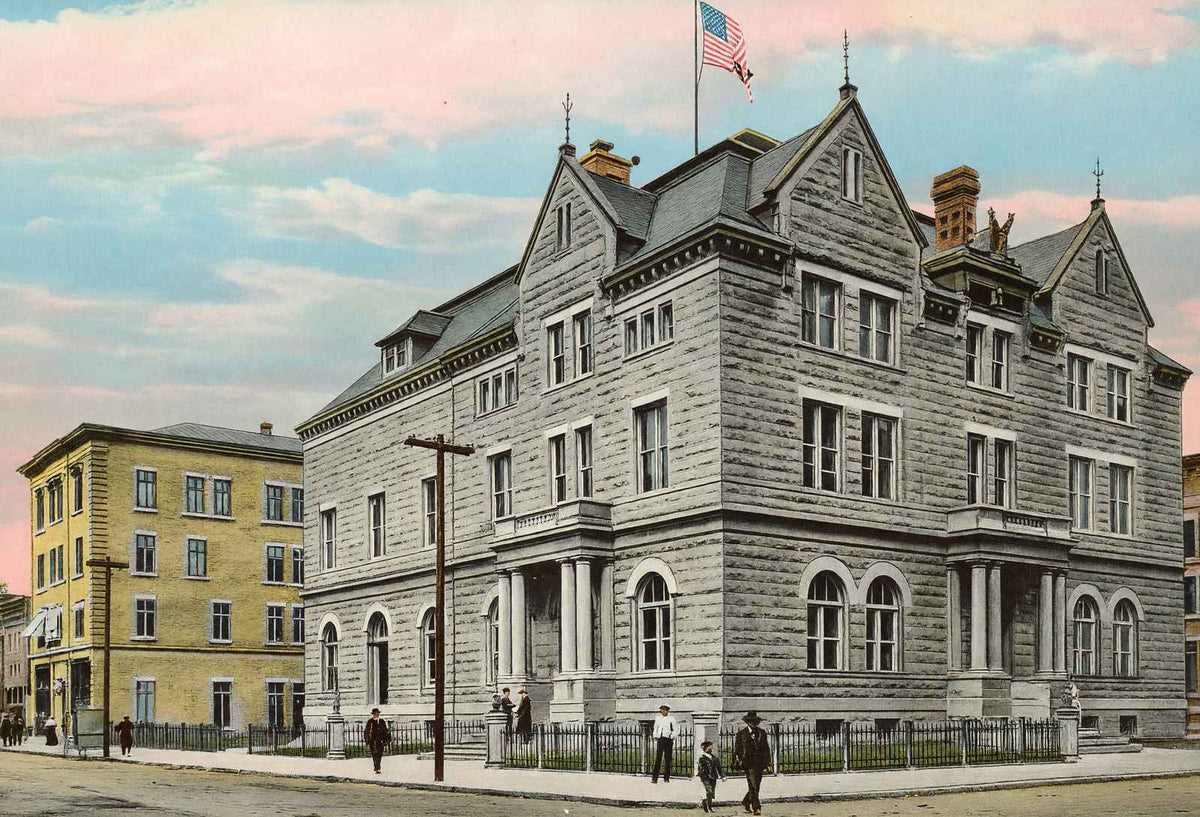 Post Office Paducah KY in 1906 Vintage Print (7 Sizes) - Archival Paper