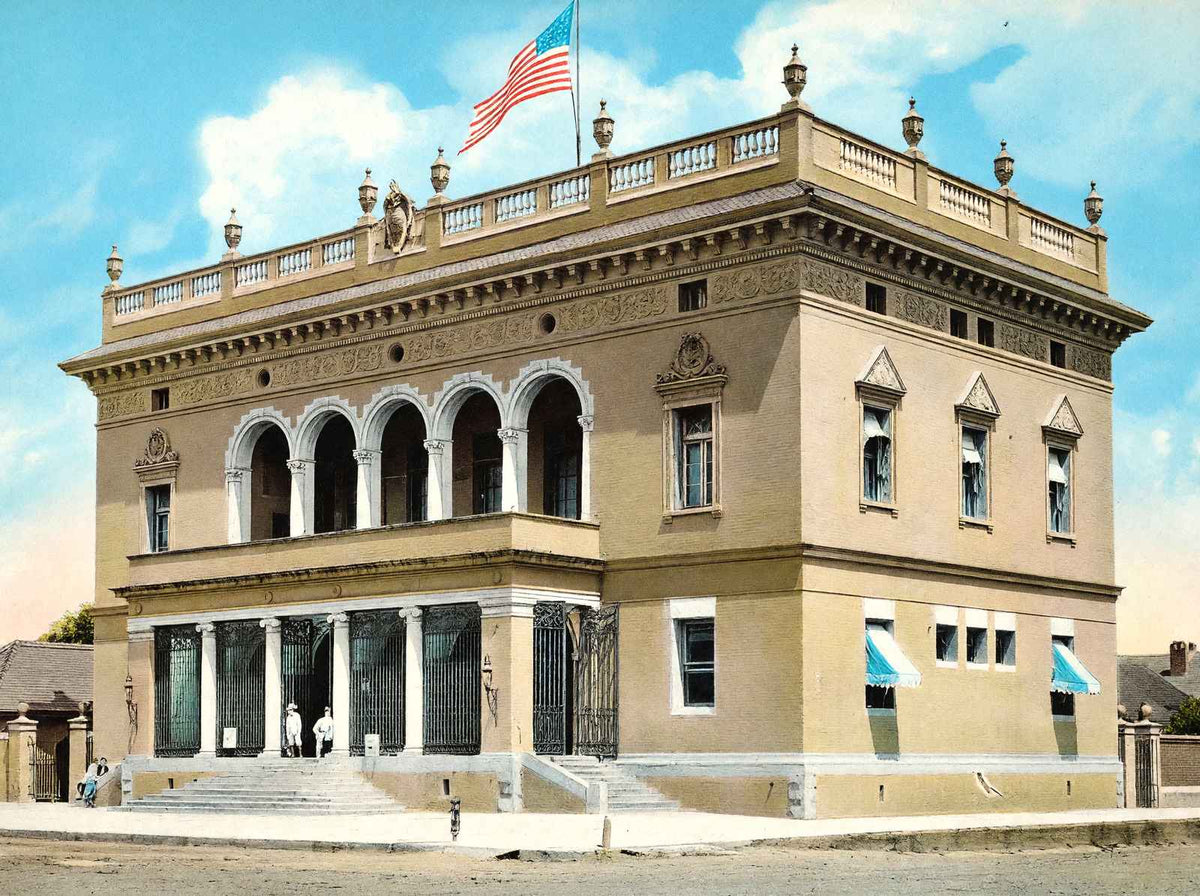 Post Office Baton Rouge in 1906 Vintage Print (7 Sizes) - Acid Free