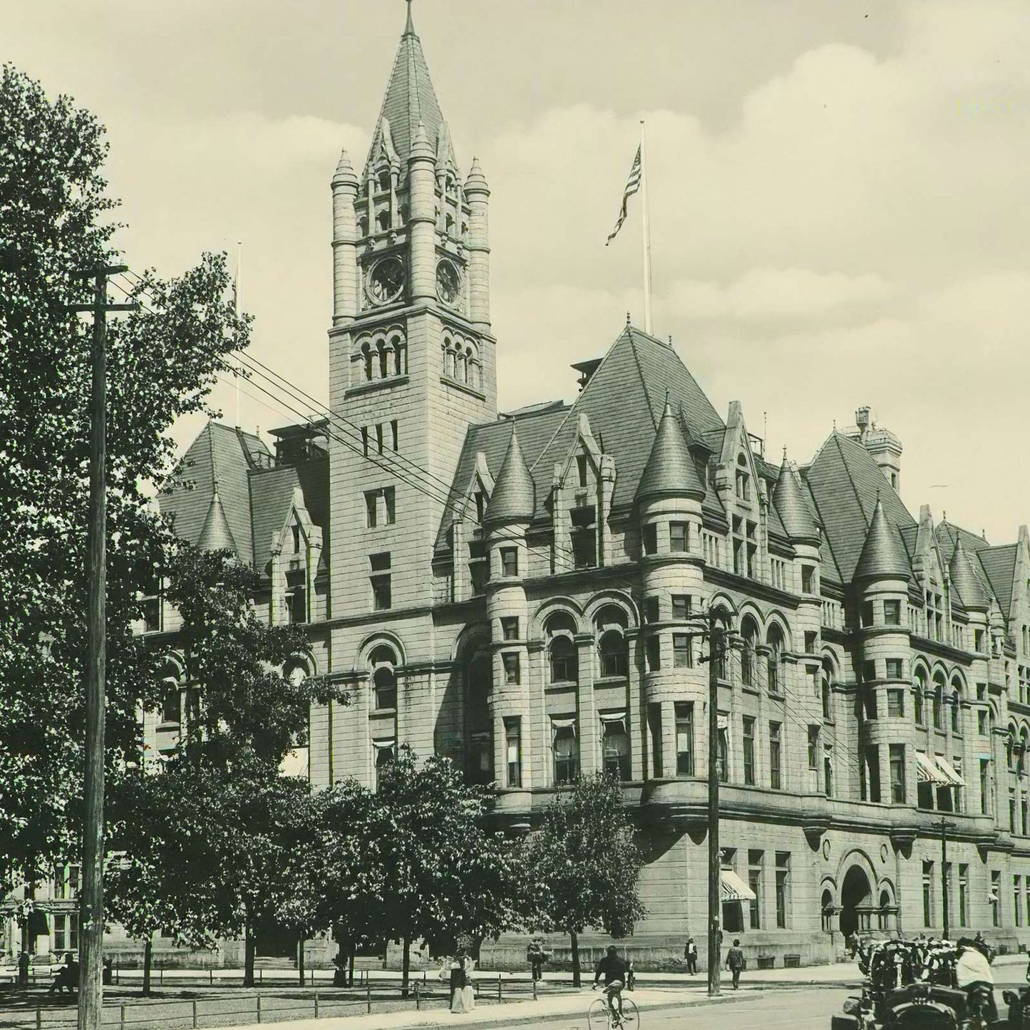 Post Office Building St Paul in 1906 Vintage Print (7 Sizes) - Reproduction