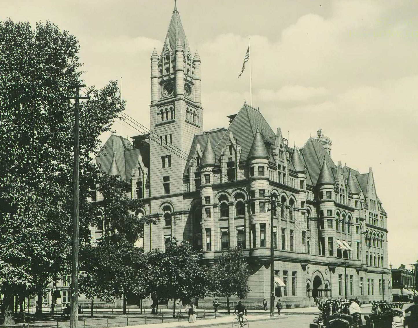 Post Office Building St Paul in 1906 Vintage Print (7 Sizes) - Reproduction
