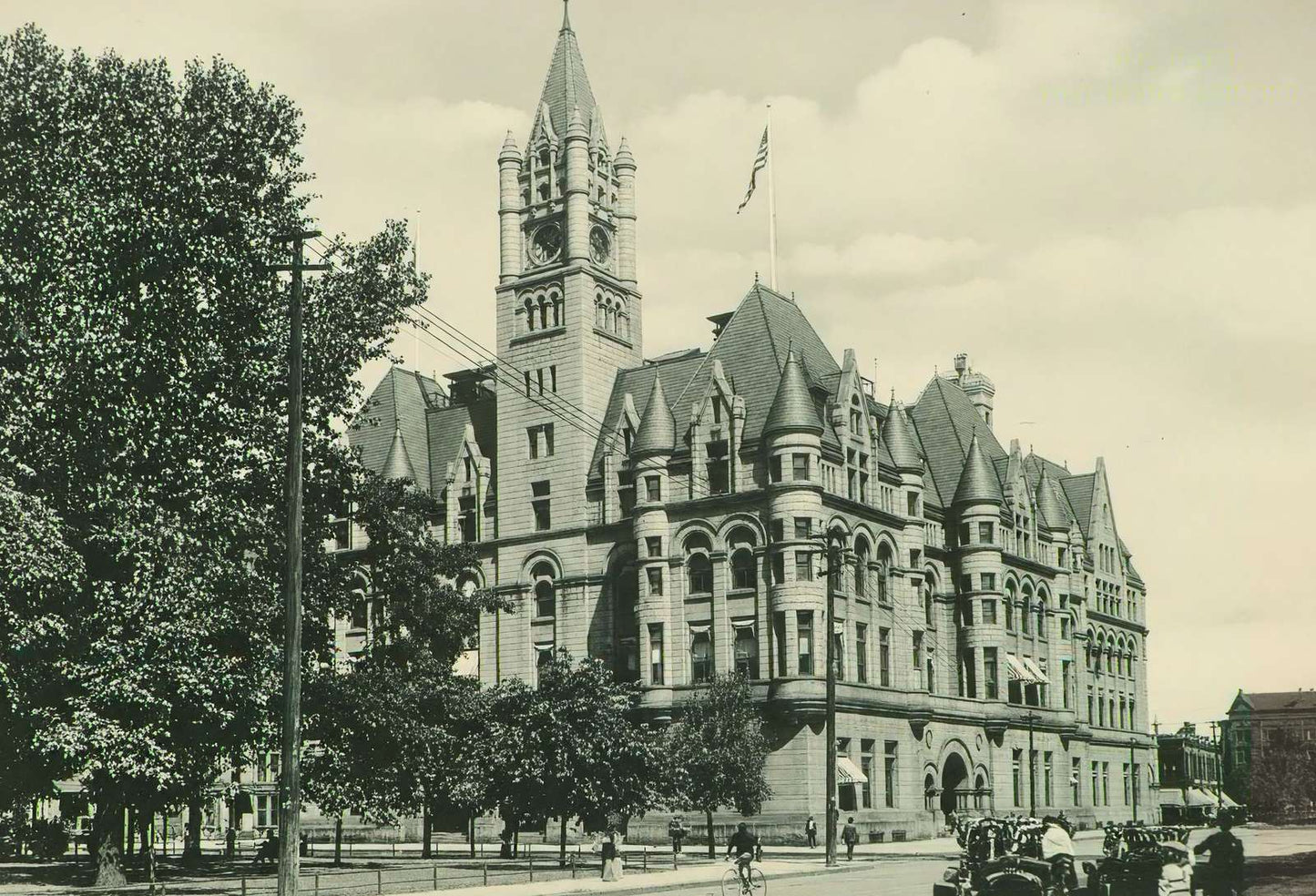 Post Office Building St Paul in 1906 Vintage Print (7 Sizes) - Reproduction
