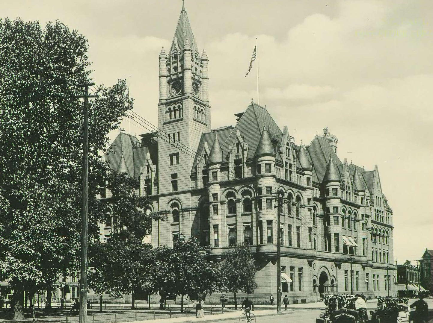 Post Office Building St Paul in 1906 Vintage Print (7 Sizes) - Reproduction