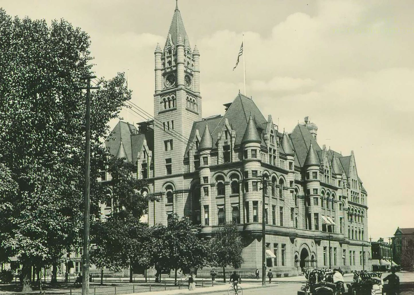 Post Office Building St Paul in 1906 Vintage Print (7 Sizes) - Reproduction