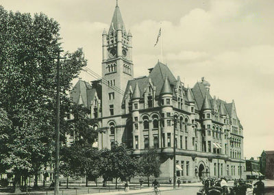 Post Office Building St Paul in 1906 Vintage Print (7 Sizes) - Reproduction