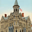 Post Office Fort Wayne in 1909 Vintage Print (7 Sizes) - High Quality