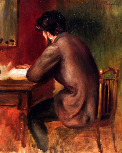 Posthumous Portrait of Frederic Bazille fine art print by Pierre-Auguste Renoir (1885)