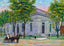 Post Office Muncie in 1908 Painting Print (7 Sizes) - Premium Print