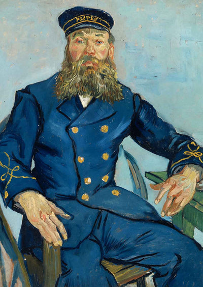 Postman Joseph Roulin Painting by Vincent van Gogh Art Print (6 Sizes)