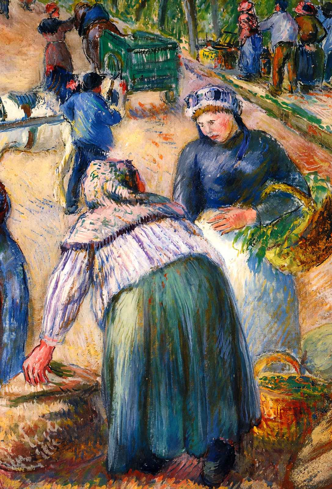 Potato Market, Boulevard Des Fosses, Pontoise 1882 Pissarro Art Print (6 Sizes)