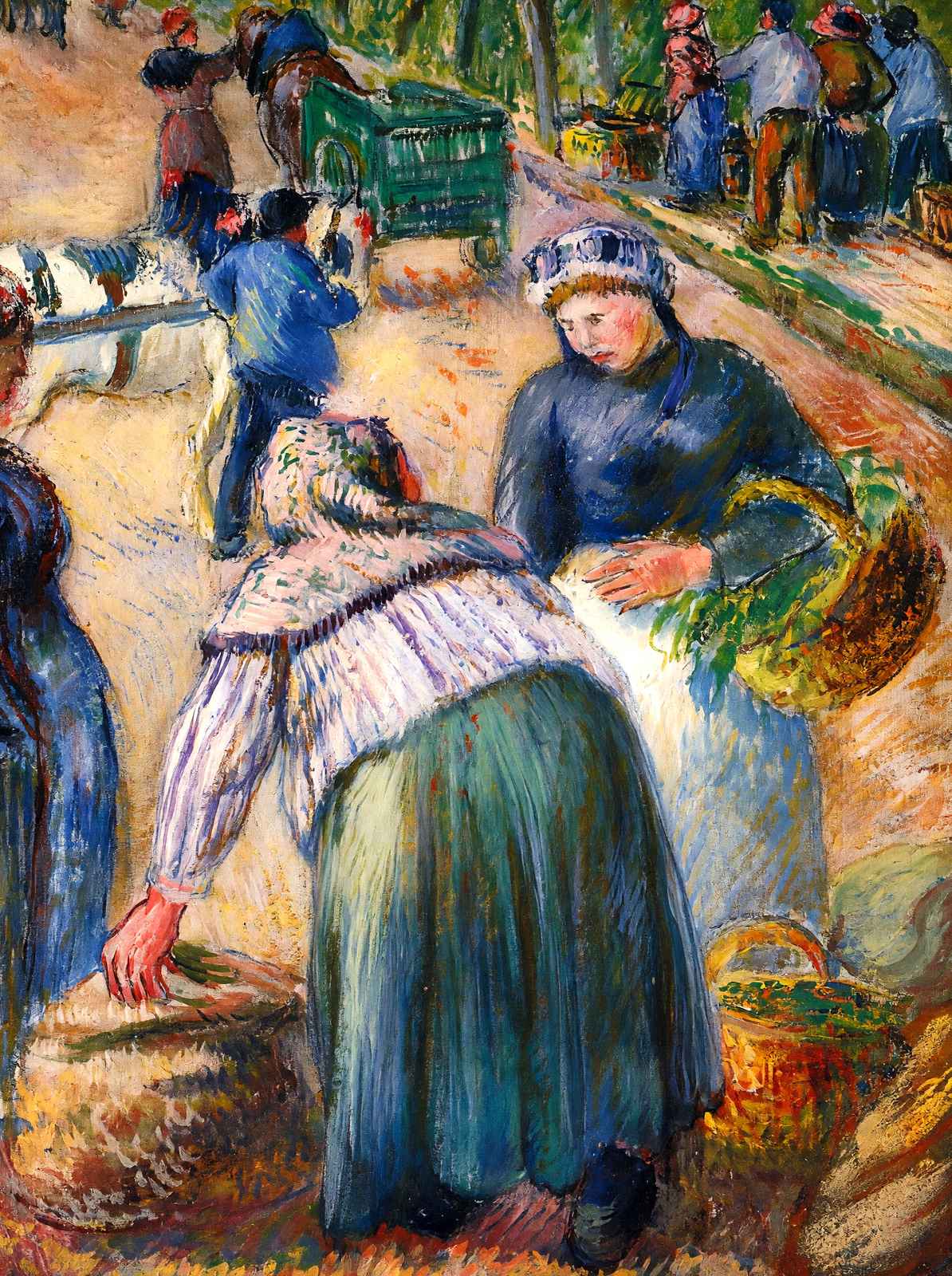 Potato Market, Boulevard Des Fosses, Pontoise 1882 Pissarro Art Print (6 Sizes)