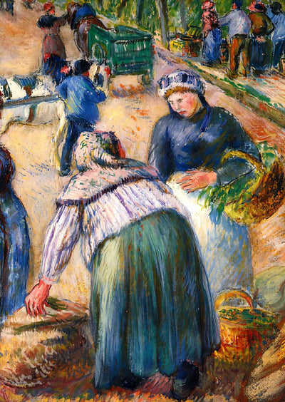 Potato Market, Boulevard Des Fosses, Pontoise 1882 Pissarro Art Print (6 Sizes)