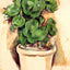 Pot of Geraniums Art Print 1885 Painting by Paul Cezanne (6 Sizes) - Retouched
