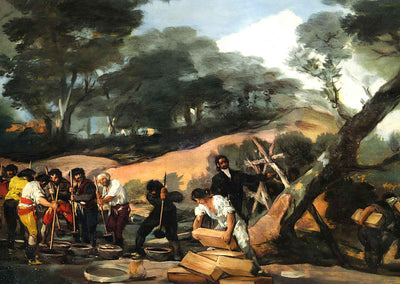 Powder Factory in the Sierra 1814 by Francisco Goya Fine Art Print (6 Sizes)
