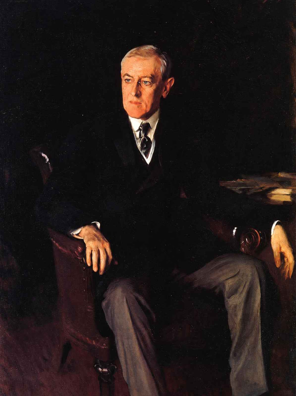 President Woodrow Wilson Art Print 1917 by John Singer Sargent (6 Sizes)