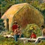 A Primitive Hawaiian Home in 1908 Vintage Print (7 Sizes) - High Quality
