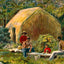 A Primitive Hawaiian Home in 1908 Vintage Print (7 Sizes) - High Quality
