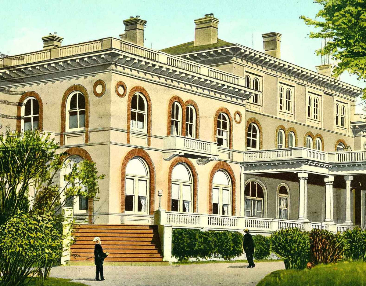Princeton Inn Princeton in 1910 Vintage Print (7 Sizes) - Restored