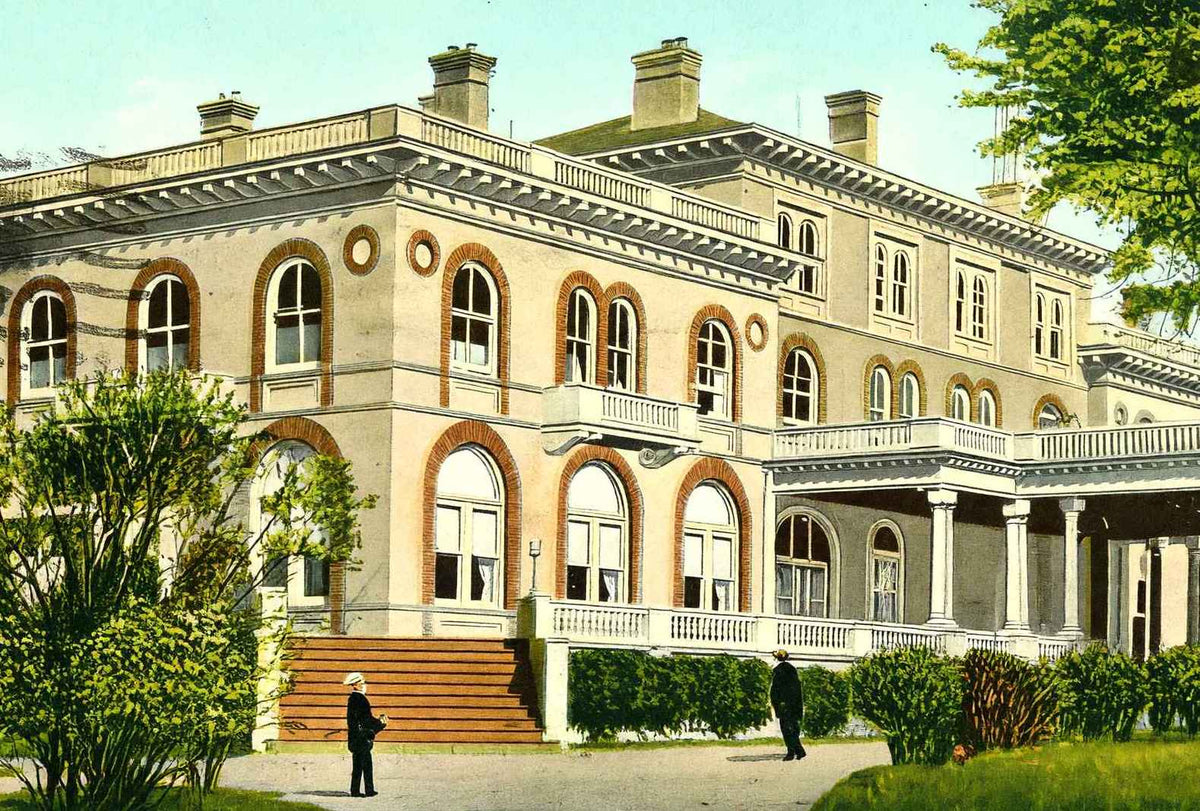 Princeton Inn Princeton in 1910 Vintage Print (7 Sizes) - Restored