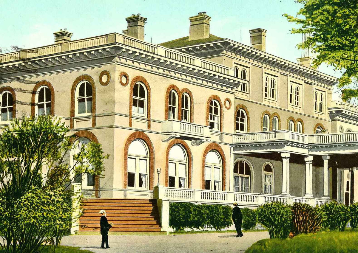 Princeton Inn Princeton in 1910 Vintage Print (7 Sizes) - Restored