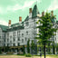 Princeton University Witherspoon Hall vintage print