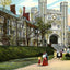 Princeton University Blair Hall in 1910 Vintage Print (7 Sizes) - Retouched