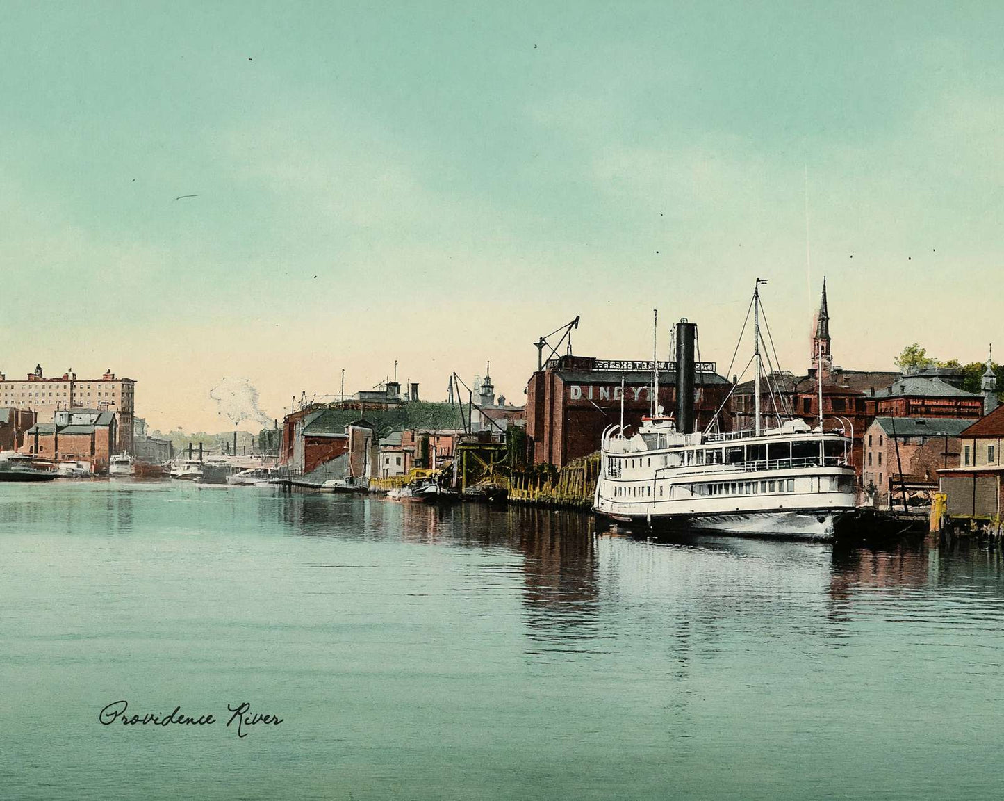 Providence River vintage print