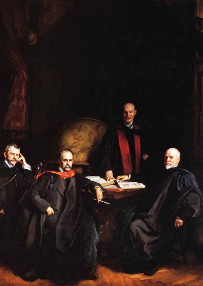 Professors Welch, Halsted, Osler and Kelly 1906 by Sargent Art Print (6 Sizes)
