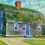 Betsy Williams Cottage Roger Williams Park Providence in 1908 Art Print