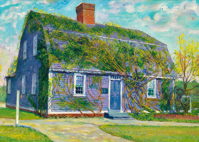 Betsy Williams Cottage Roger Williams Park Providence in 1908 Art Print