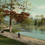 The Lake Roger Williams Park Providence RI in 1907 Vintage Print (7 Sizes)
