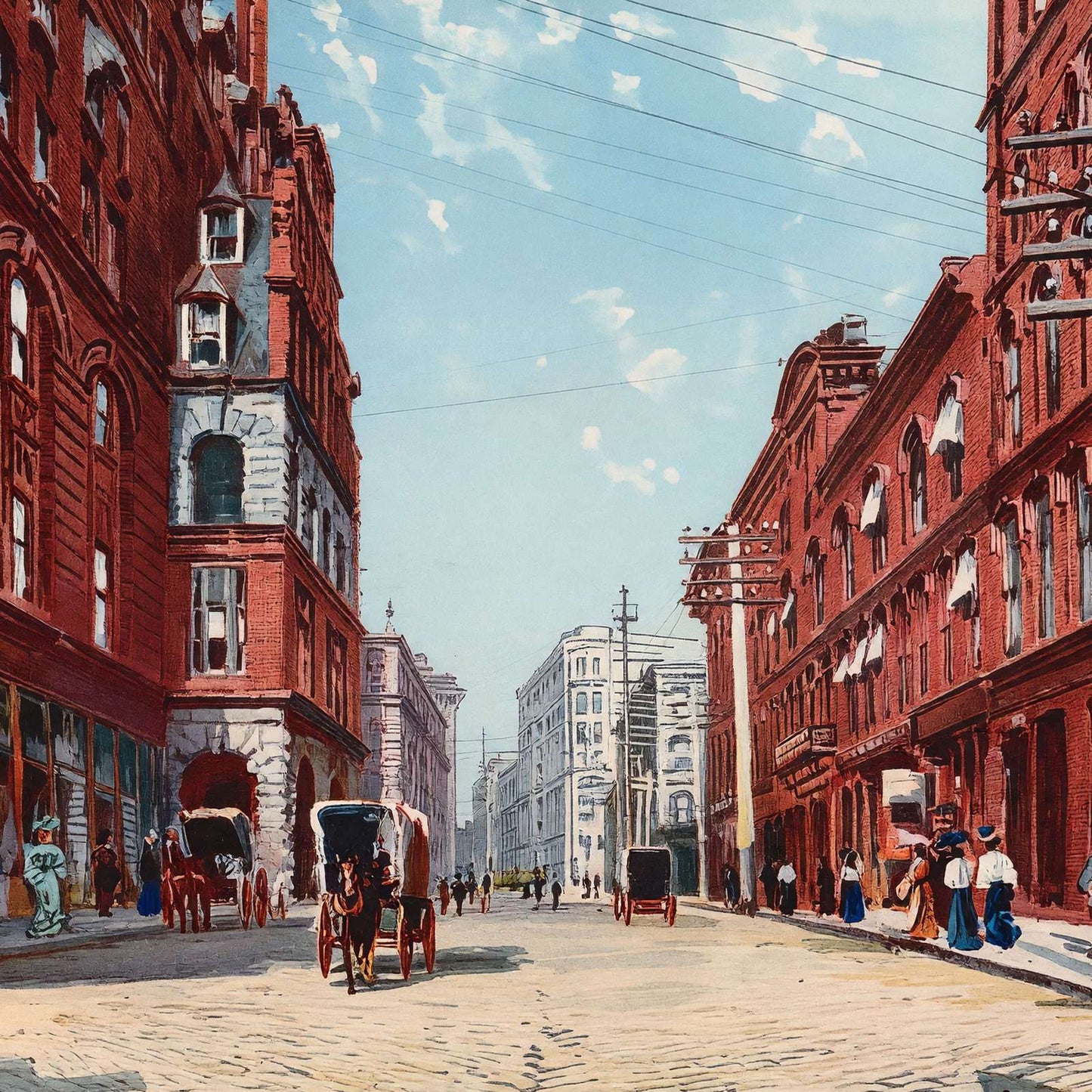 Pryor Street Atlanta Vintage Print (7 Sizes) - Retouched