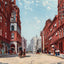 Pryor Street Atlanta Vintage Print (7 Sizes) - Retouched
