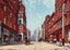 Pryor Street Atlanta Vintage Print (7 Sizes) - Retouched