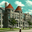 Public Library Toledo Ohio in 1906 Vintage Print (7 Sizes) - Enhanced