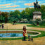 Public Gardens, Boston, Massachusetts in 1903 Painting Print (7 Sizes)