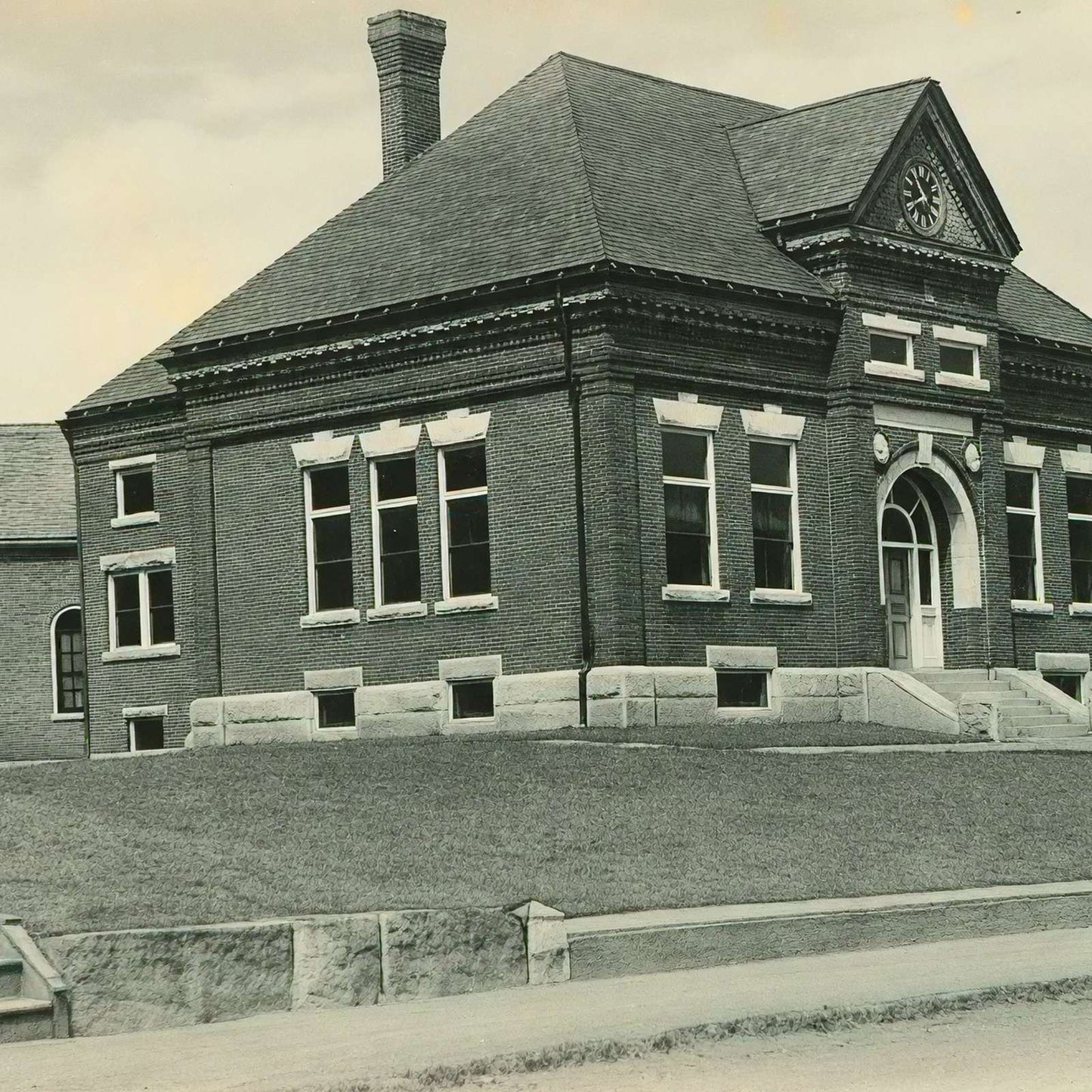 Public Library Meredith NH in 1905 Vintage Print (7 Sizes) - Enhanced