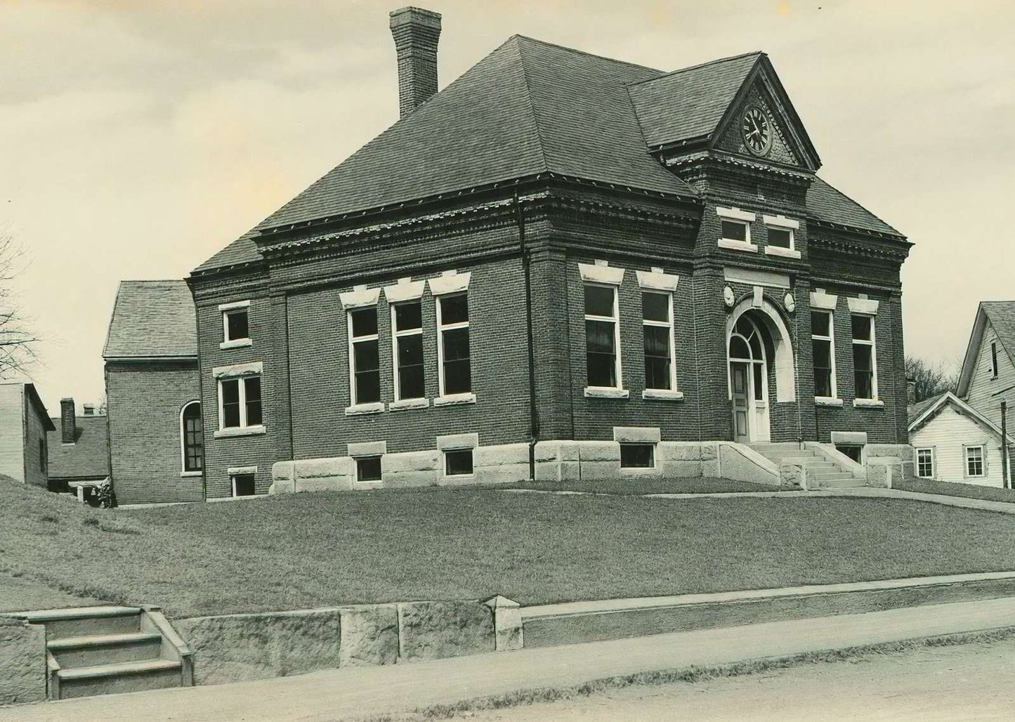 Public Library Meredith NH in 1905 Vintage Print (7 Sizes) - Enhanced