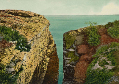 Purgatory Newport RI in 1907 Vintage Print (6 Sizes) - Premium Quality