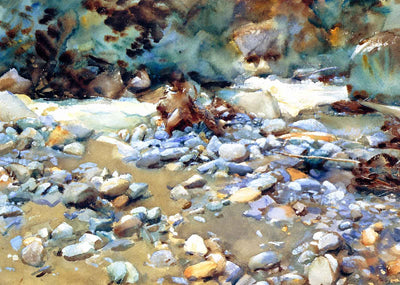 Purtud, Bed of a Glacier Torrent Art Print 1904 by John Singer Sargent (6 Sizes)