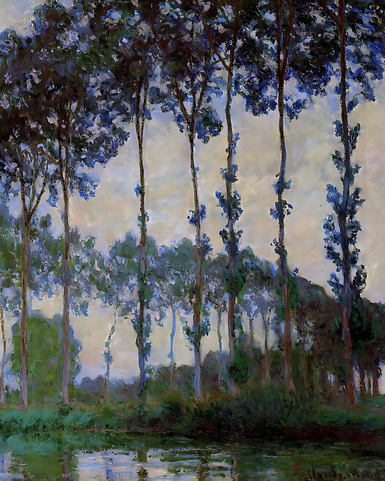 Poplars on the Banks of the River Epte