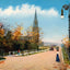 Queen's Avenue Showing St George's Church Aldershot in 1904 Vintage Print