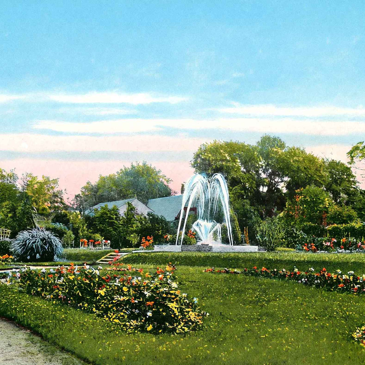 Home of C.H. Bull Sr. Quincy Illinois 1907 Vintage Print (7 Sizes) - Retouched