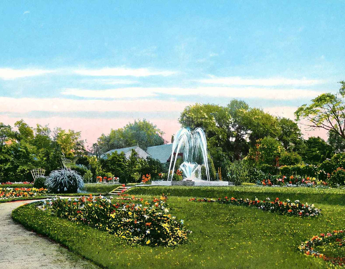 Home of C.H. Bull Sr. Quincy Illinois 1907 Vintage Print (7 Sizes) - Retouched