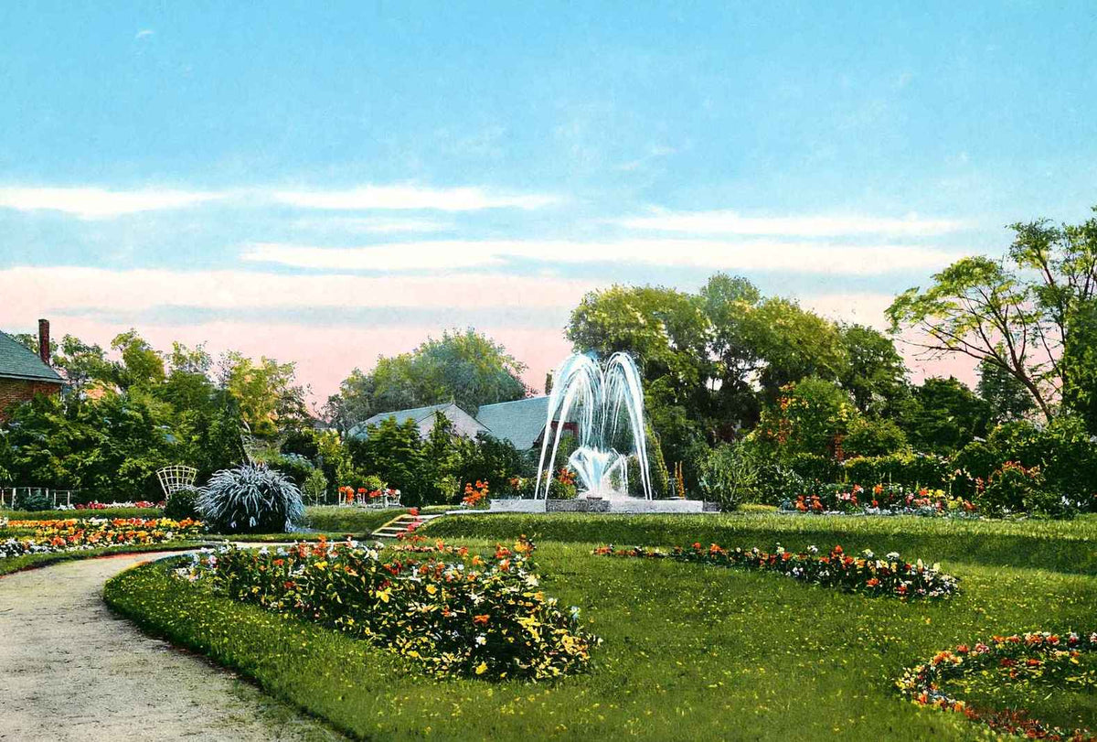 Home of C.H. Bull Sr. Quincy Illinois 1907 Vintage Print (7 Sizes) - Retouched